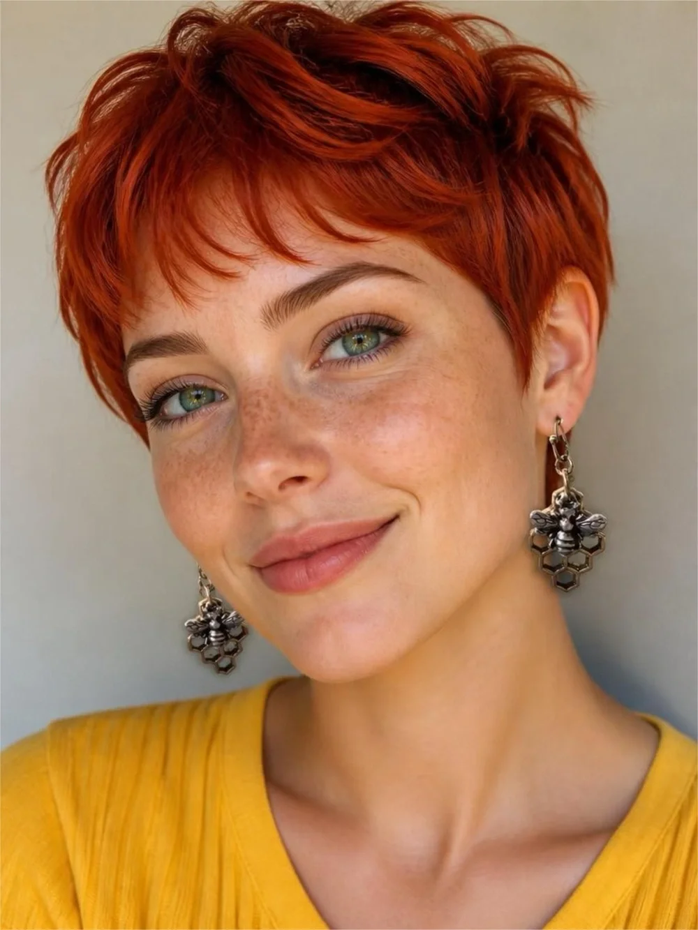 Story by Davinci Honey Bee and Honeycomb Earrings